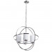 Подвесной светильник Spazio Divinare 4*40W Е14 хром 1159/01 Lm-4