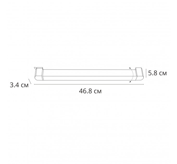 Трековый светильник Arte Lamp LINEETTA A4574PL-1BK