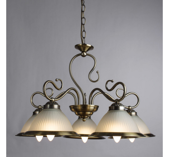 Подвесная люстра Costanza Arte Lamp 5х40W Е27 A6276LM-5AB