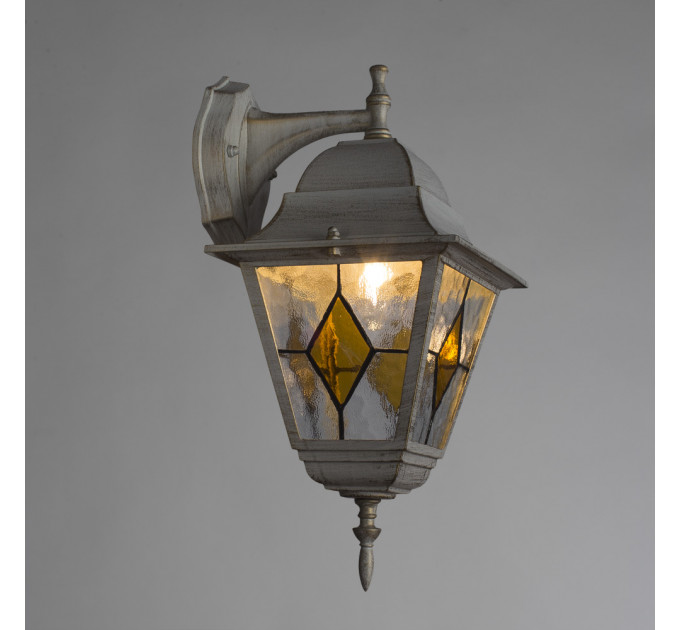 Уличный настенный светильник Berlin Arte Lamp белый A1012AL-1WG