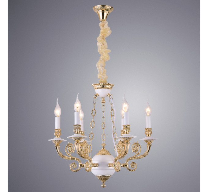 Подвесная люстра Luisa Arte Lamp 6*60W Е14 A7024LM-6WG