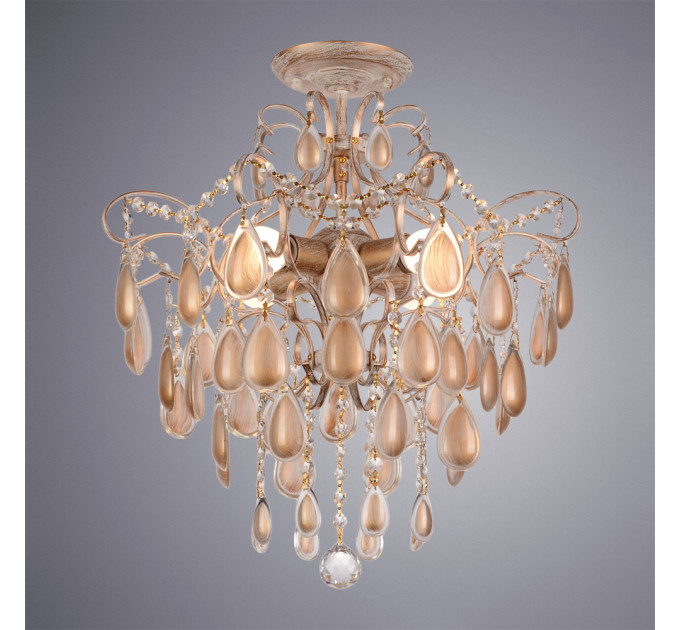 Потолочная люстра Silvia Arte Lamp 4*40W Е14 A3703PL-4GA