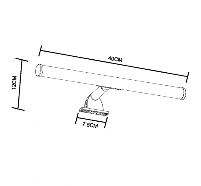 Подсветка для картин Orizzone Arte Lamp A2835AP-1CC