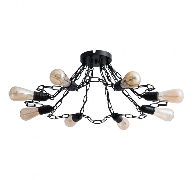 Потолочная люстра Riverrun Arte Lamp 8*40W Е27 A9344PL-8BK