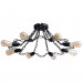 Потолочная люстра Riverrun Arte Lamp 8*40W Е27 A9344PL-8BK