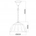 Подвесной светильник Tiffany Arte Lamp A3164SP-1BG