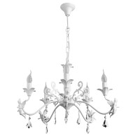 Подвесная люстра Angelina Arte Lamp 5*40W Е14 A5349LM-5WH