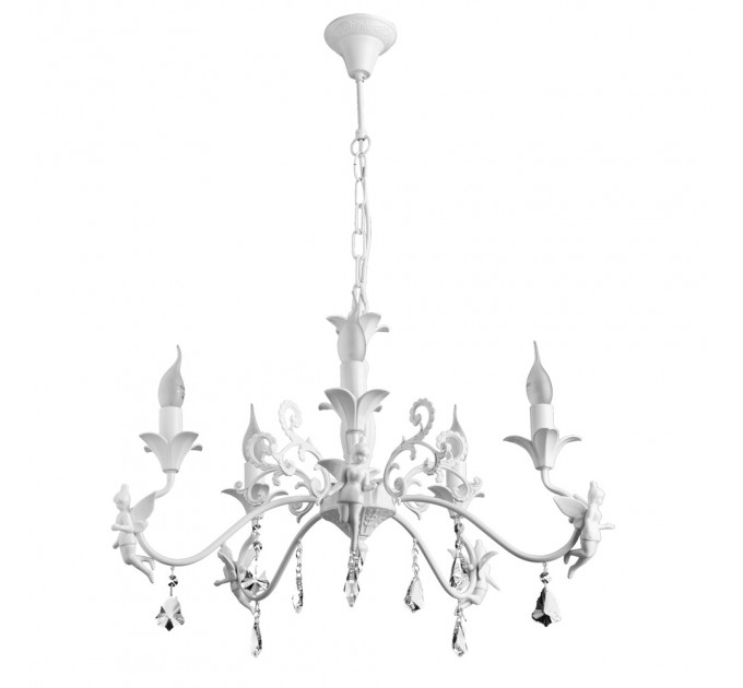 Подвесная люстра Angelina Arte Lamp 5*40W Е14 A5349LM-5WH