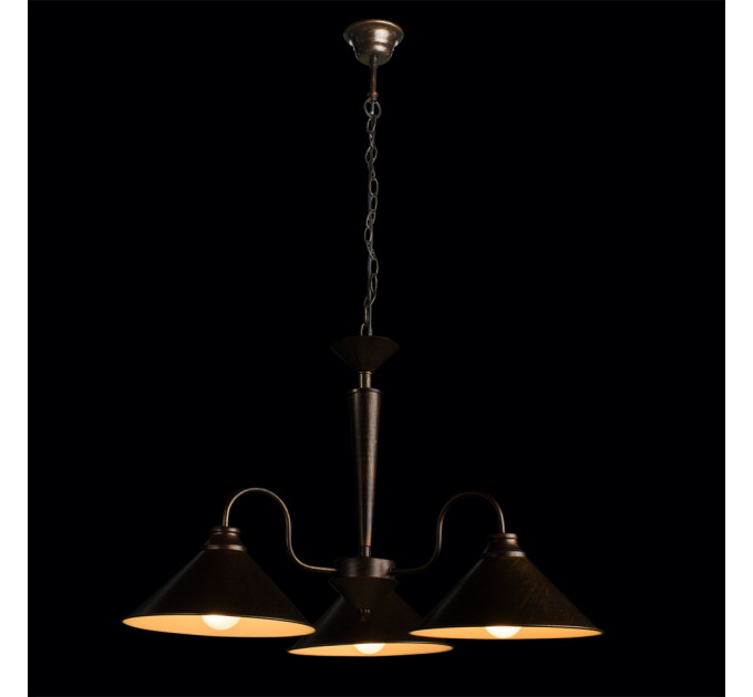 Подвесная люстра Bevel Arte Lamp 3*60W Е27 A9330LM-3BR
