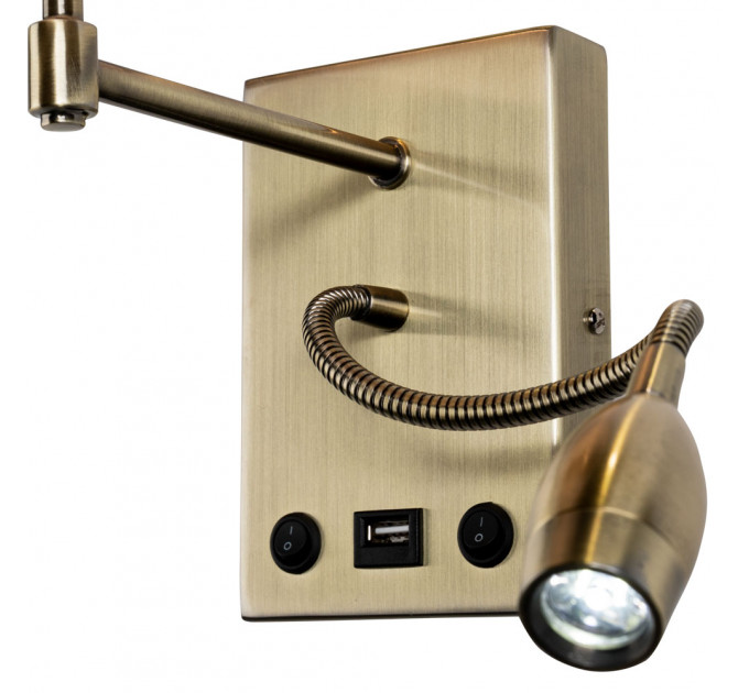 Настенное бра Elba Arte Lamp A2581AP-2AB