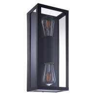 Настенный уличный светильник Belfast Arte Lamp A4569AL-2BK