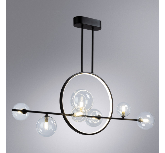 Подвесная люстра Saturn Arte Lamp A7791SP-59BK