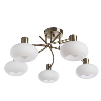 Потолочная люстра Latona Arte Lamp 5*40W Е14 A7556PL-5AB