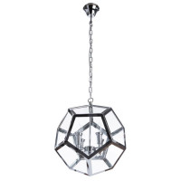 Подвесной светильник Poliedro Divinare 4*40W Е14 хром 2020/02 SP-4