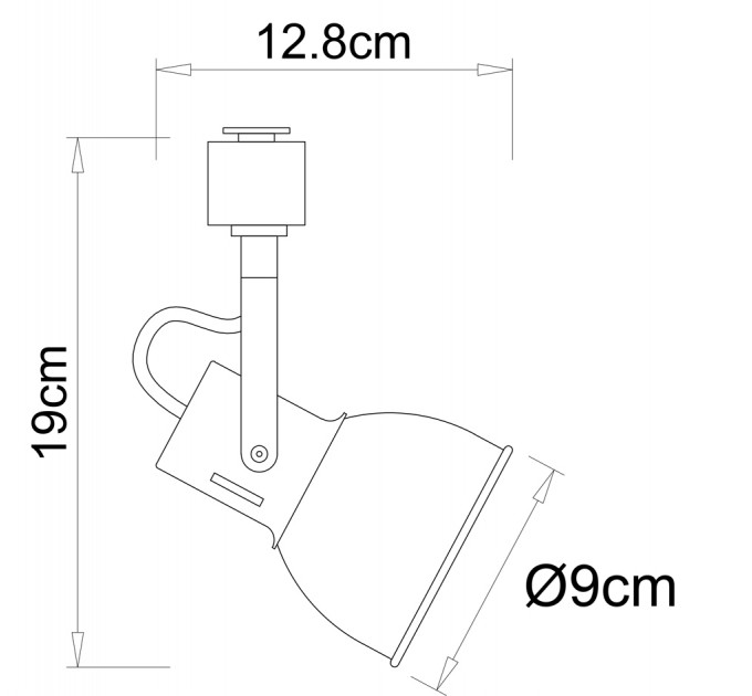 Трековый светильник Arte Lamp JOVI A1677PL-1GO