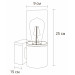 Уличный настенный светильник Arte Lamp WAZN A6218AL-1BK