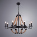 Подвесная люстра Marsiglia Arte Lamp 8*40W Е14 A8956LM-8BK
