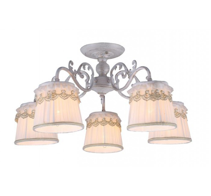 Потолочная люстра Merletto Arte Lamp 5*40W Е14 A5709PL-5WG