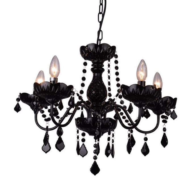 Подвесная люстра Odillia Arte Lamp 5*40W Е14 A8918LM-5BK