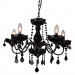 Подвесная люстра Odillia Arte Lamp 5*40W Е14 A8918LM-5BK