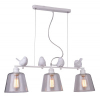Подвесной светильник с птичками Passero Arte Lamp 3*40W Е27 A4289SP-3WH