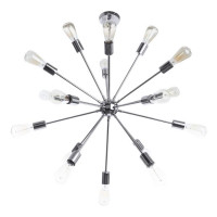 Подвесная люстра Floriana Divinare 18*40W Е27 хром 5011/02 Sp-18