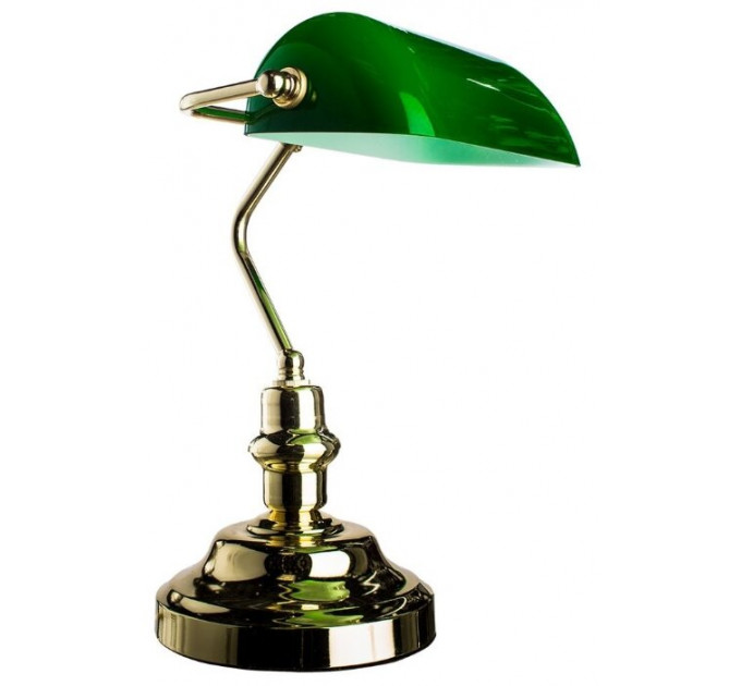 Настольная лампа Banker Arte Lamp зеленый A2491LT-1GO