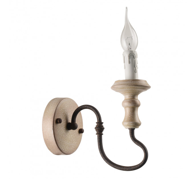 Настенное бра Woodstock Arte Lamp 1*60W Е14 A1700AP-1BR
