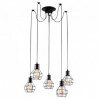 Подвесная люстра Spider Arte Lamp 5*60W Е27 черный A1109SP-5BK