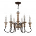 Подвесная люстра Woodstock Arte Lamp 6*60W Е14 A1700LM-6BR