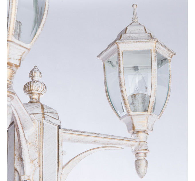 Уличный светильник Pegasus Arte Lamp 3*60W Е27 белый A3151PA-3WG