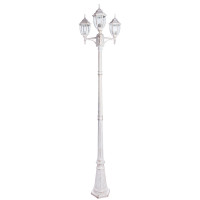 Уличный светильник Pegasus Arte Lamp 3*60W Е27 белый A3151PA-3WG