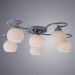 Потолочная люстра Моника Arte Lamp 6*60W Е27 хром/белый A6058PL-6CC