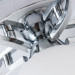 Потолочная люстра Моника Arte Lamp 6*60W Е27 хром/белый A6058PL-6CC