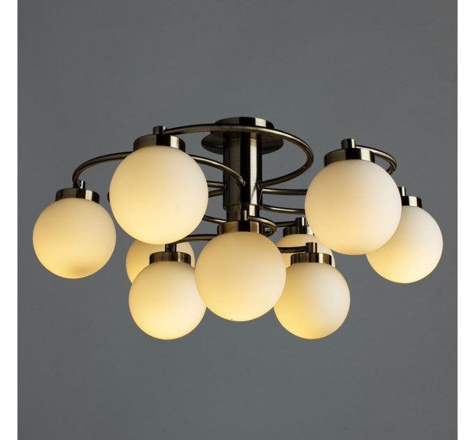 Потолочная люстра Cloud Arte Lamp 9*40W Е14 бронза A8170PL-9AB