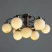 Потолочная люстра Cloud Arte Lamp 9*40W Е14 бронза A8170PL-9AB