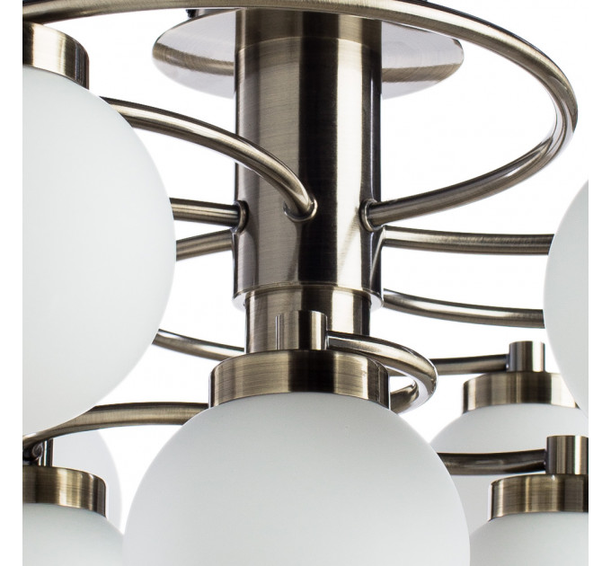 Потолочная люстра Cloud Arte Lamp 9*40W Е14 бронза A8170PL-9AB