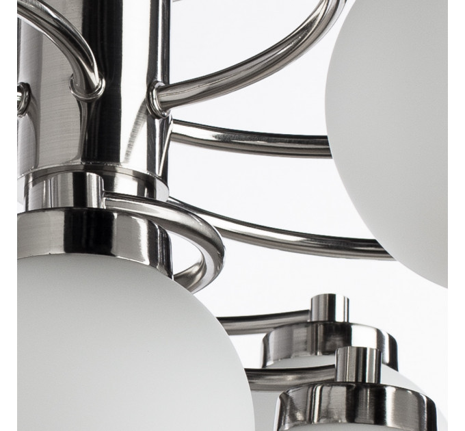 Потолочная люстра Cloud Arte Lamp 9*40W Е14 серебро A8170PL-9SS