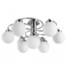 Потолочная люстра Cloud Arte Lamp 9*40W Е14 серебро A8170PL-9SS