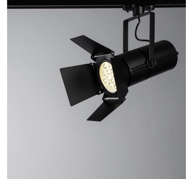 Трековый светильник Arte Lamp OBIETTIVO A6312PL-1BK