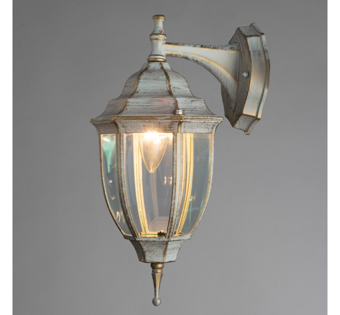 Уличный настенный светильник Pegasus Arte Lamp белый A3152AL-1WG