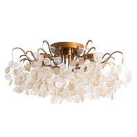 Потолочная люстра Spumante Divinare 8*40W Е14 бронза 7288/18 Pl-8