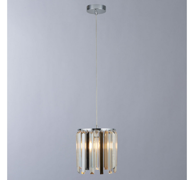 Подвесной светильник Nova Divinare 1*40W Е14 хром 1223/02 Sp-1