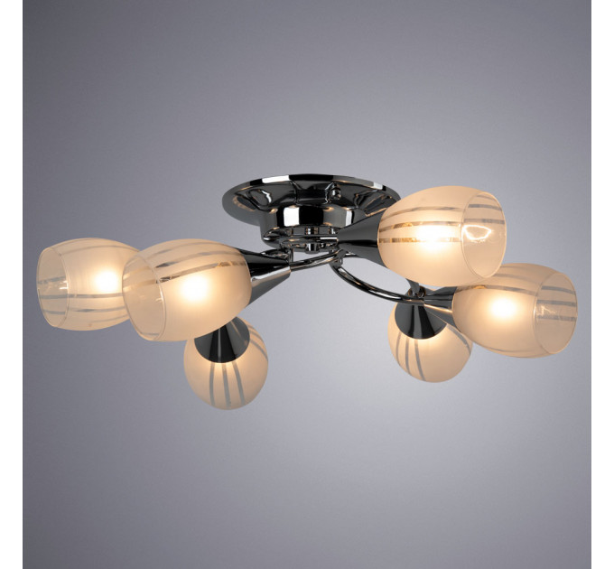 Потолочная люстра Penny Arte Lamp 6*60W Е27 хром A2701PL-6CC