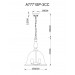 Подвесной светильник Bell Arte Lamp хром A7771SP-3CC