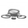 Потолочная люстра Nastro Arte Lamp LED A9228PL-6WH