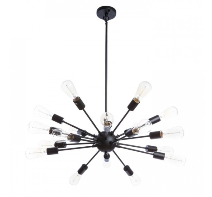 Подвесная люстра Floriana Divinare 18*40W Е27 черный 5010/01 Sp-18
