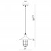 Подвесной светильник Laterna 1*40W Е27 2007/01 SP-1