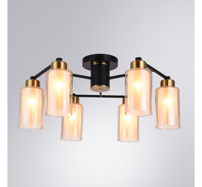 Потолочная люстра Arte Lamp LEO A7027PL-6BK