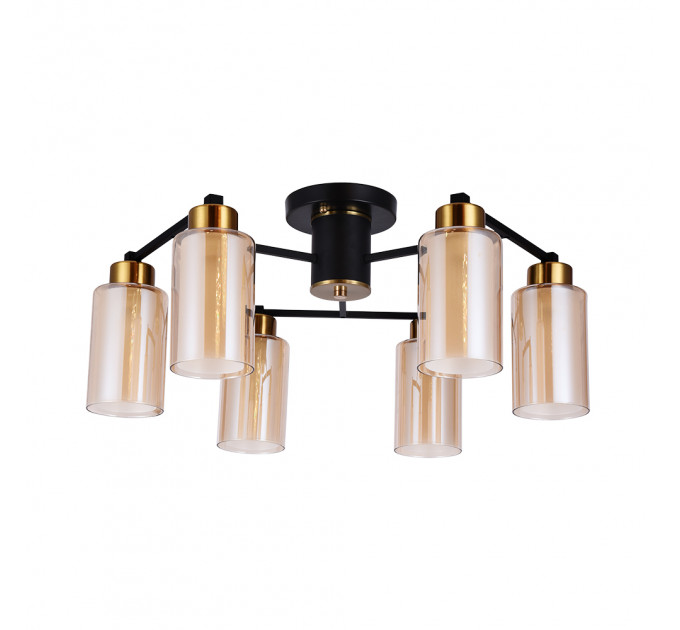 Потолочная люстра Arte Lamp LEO A7027PL-6BK